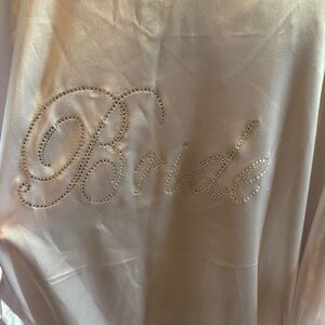 Elegant White Bridal Robe